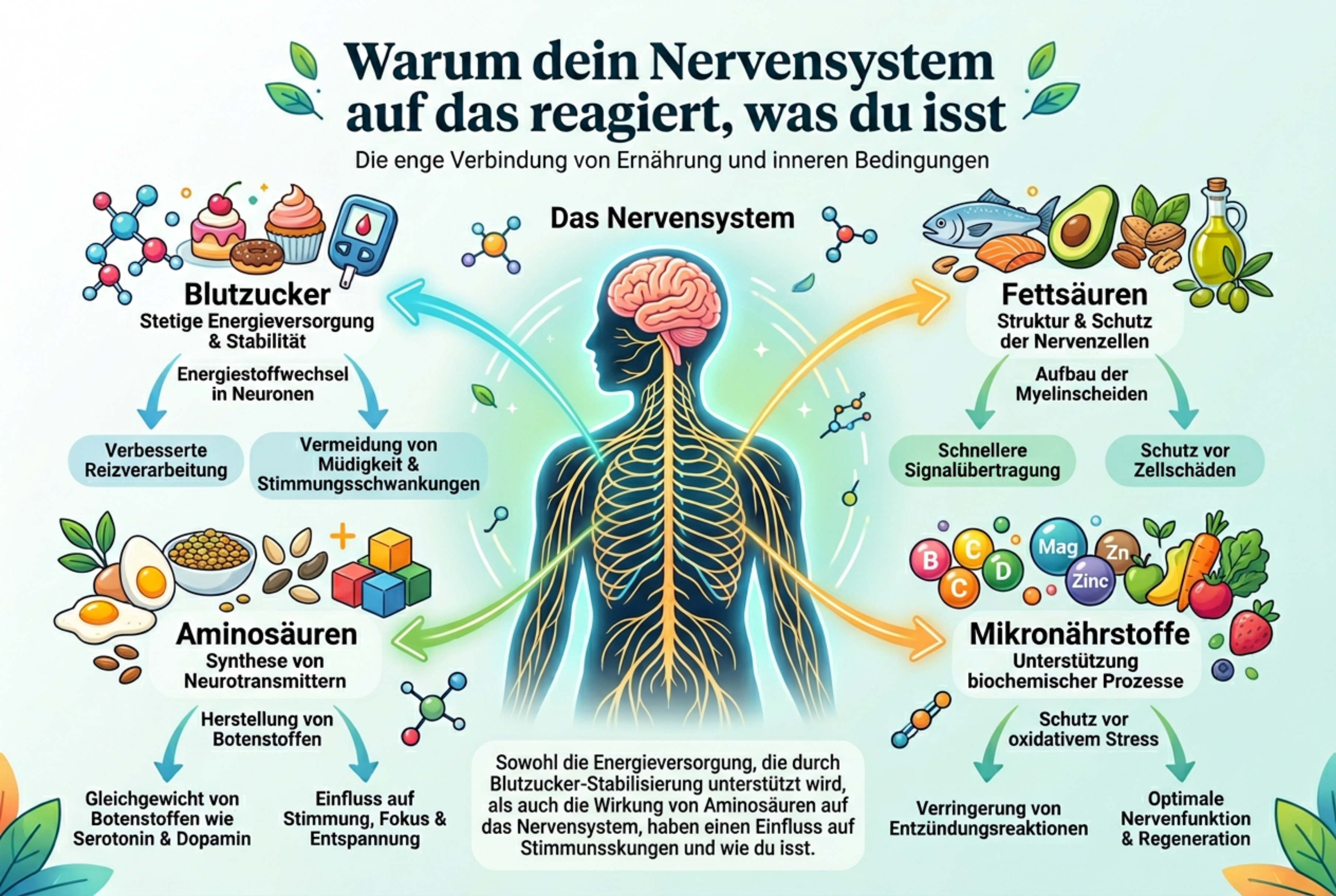 Warum dein Nervensystem auf das reagiert, was du isst