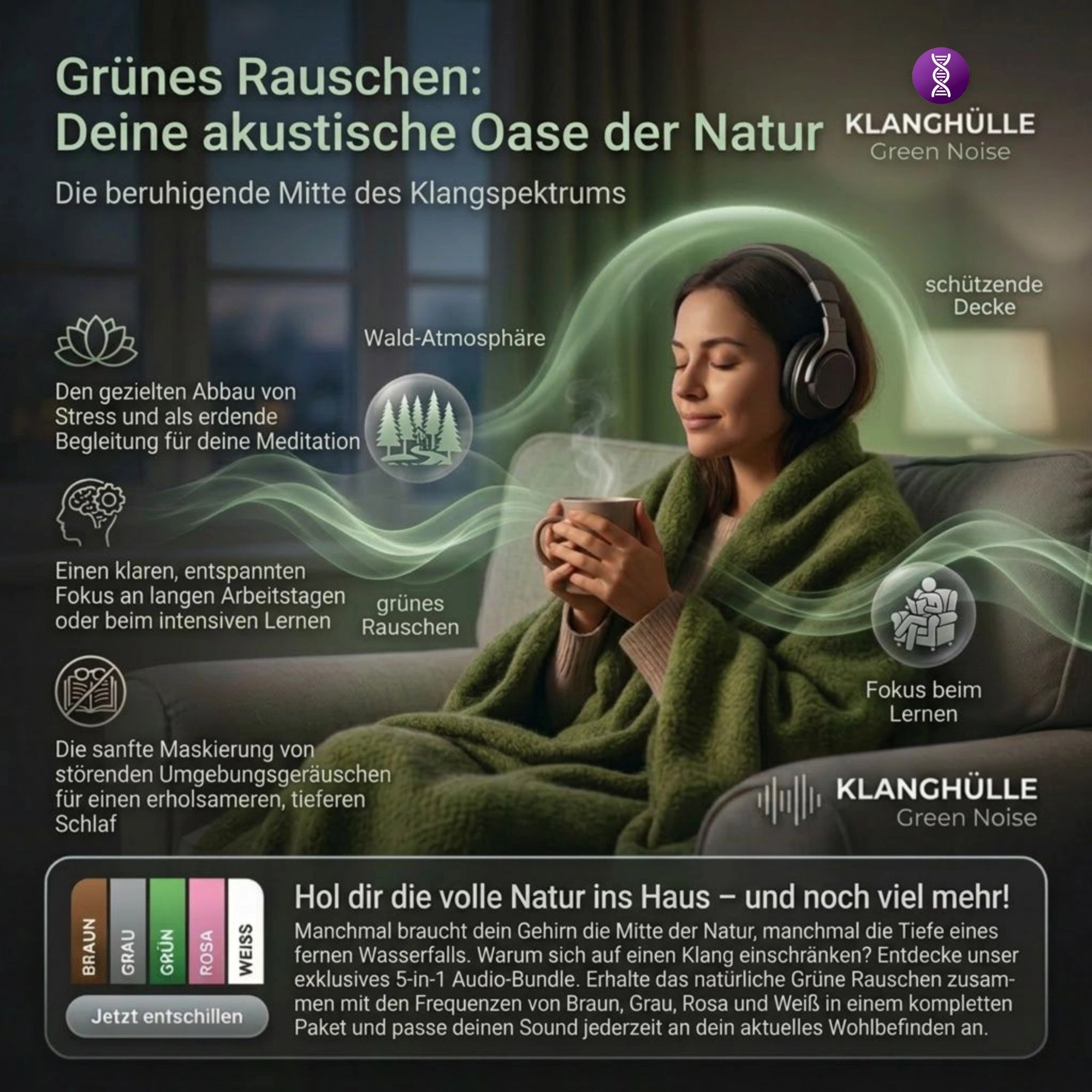 Green Noise: Your Acoustic Nature Oasis