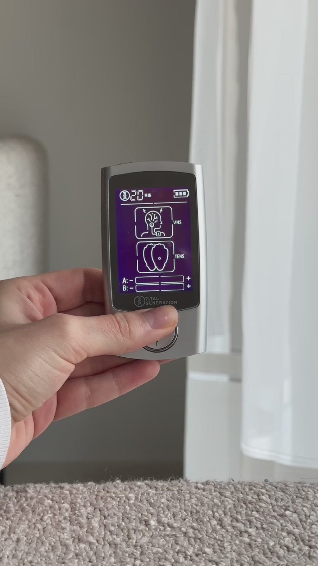 Vagus-Nerv-Stimulator Gerät – VitalNervStimulator 3.0
