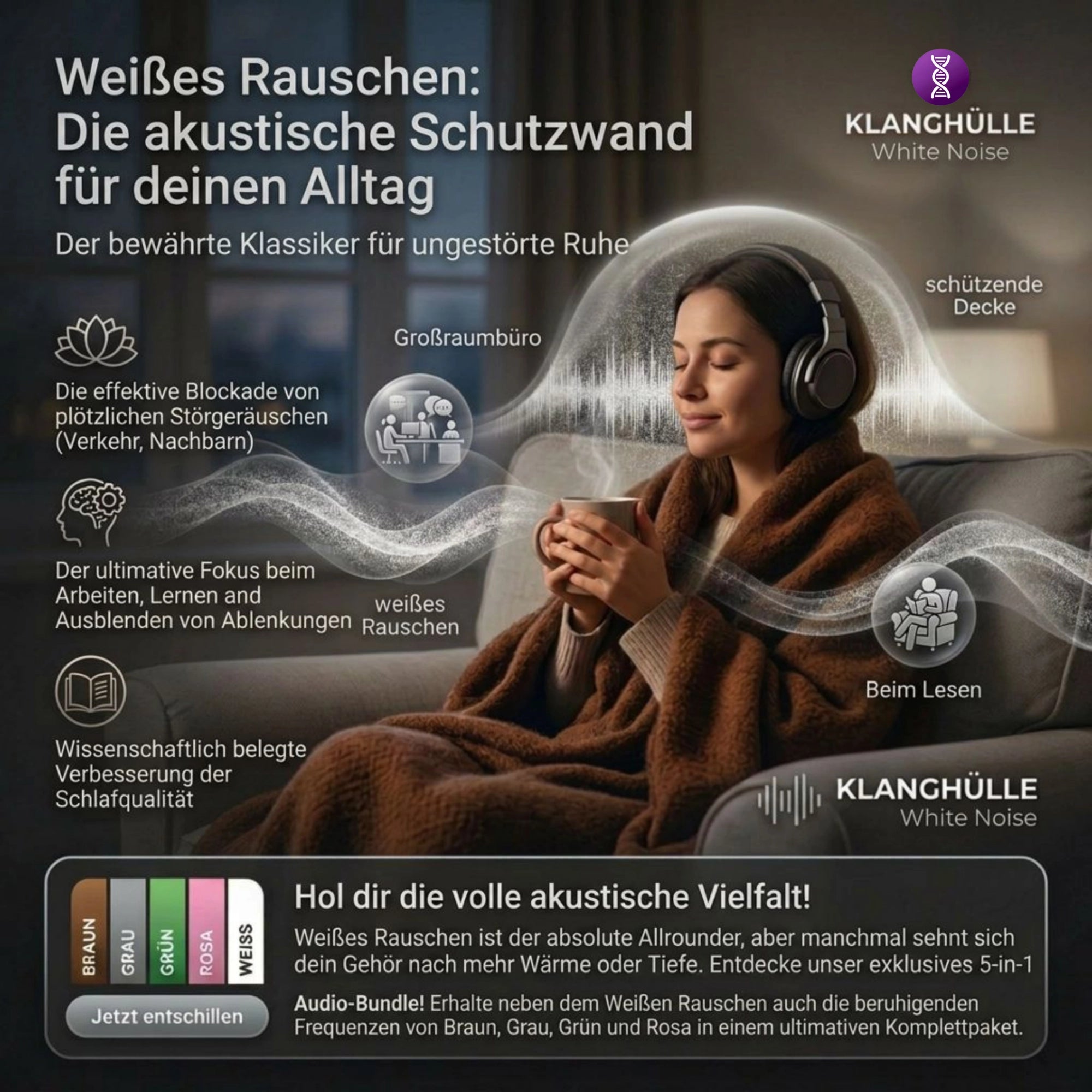 White noise: The acoustic shield for your everyday life